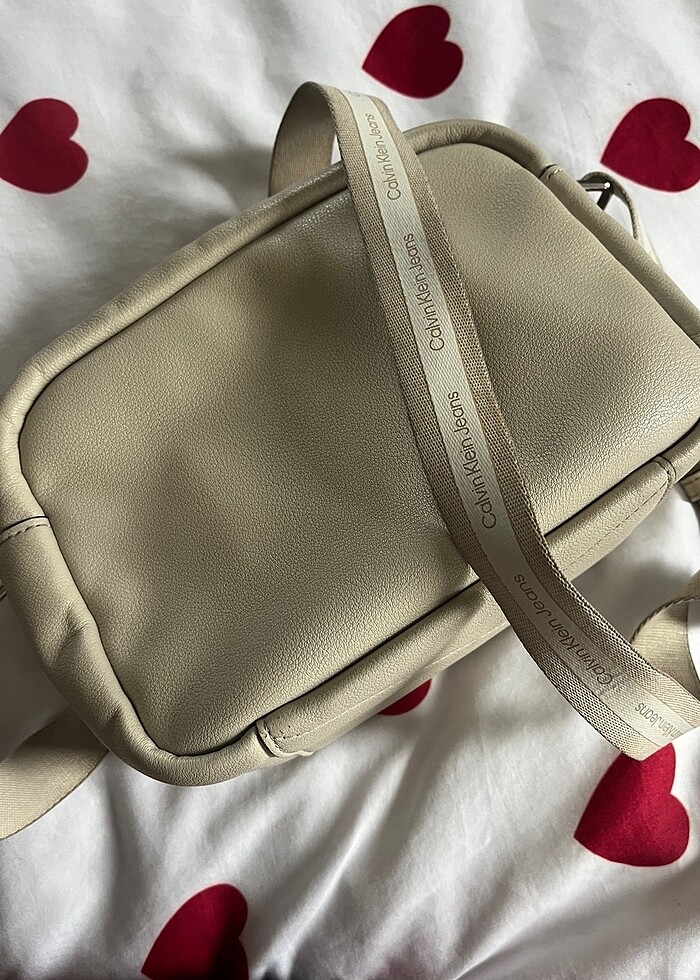 CALVİN KLEİN KREM ÇAPRAZ ÇANTA - Görsel 3