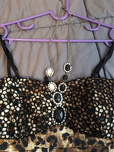 leopar desenli elbise - Görsel 2