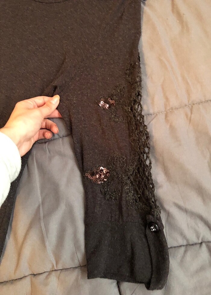 uzun kollu elbise - Görsel 2