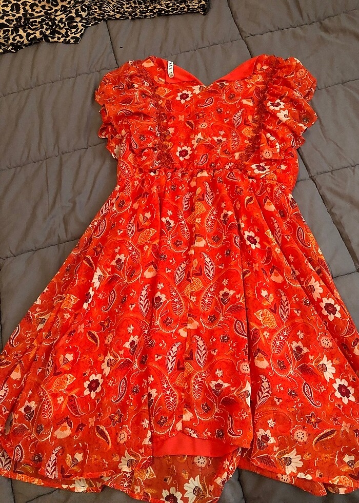 çiçekli elbise - Görsel 4