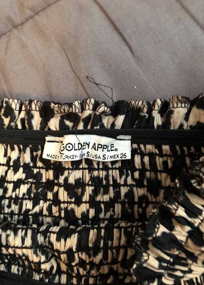 leopar desenli elbise - Görsel 4