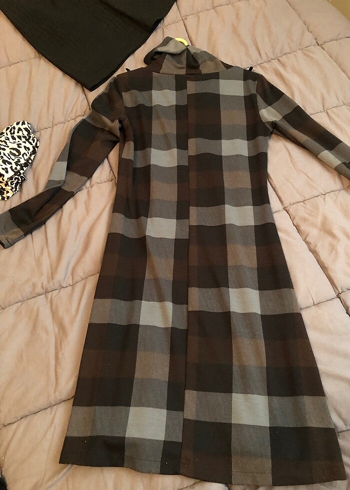 uzun kollu uzun elbise - Görsel 4