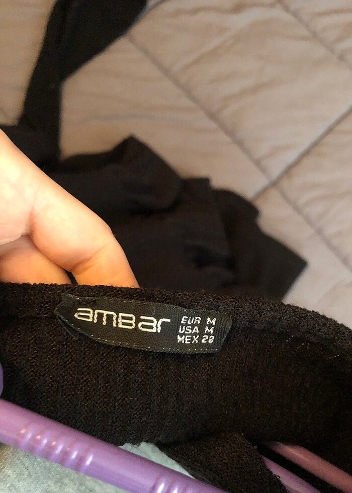 siyah uzun kollu elbise - Görsel 4