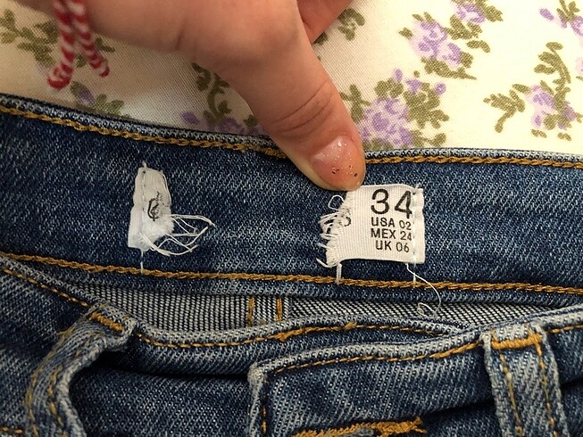 xs Beden lacivert Renk Stradivarius Jean