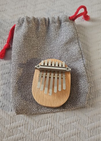 Küçük Ahşap Kalimba ve Kılıf