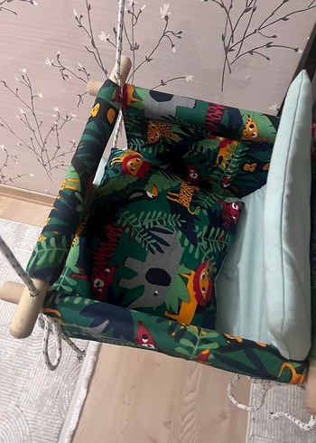 Chicco Yeşil Desenli Bebek Salıncağı