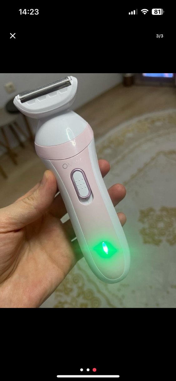 Pembe Pastel Epilatör - Görsel 2