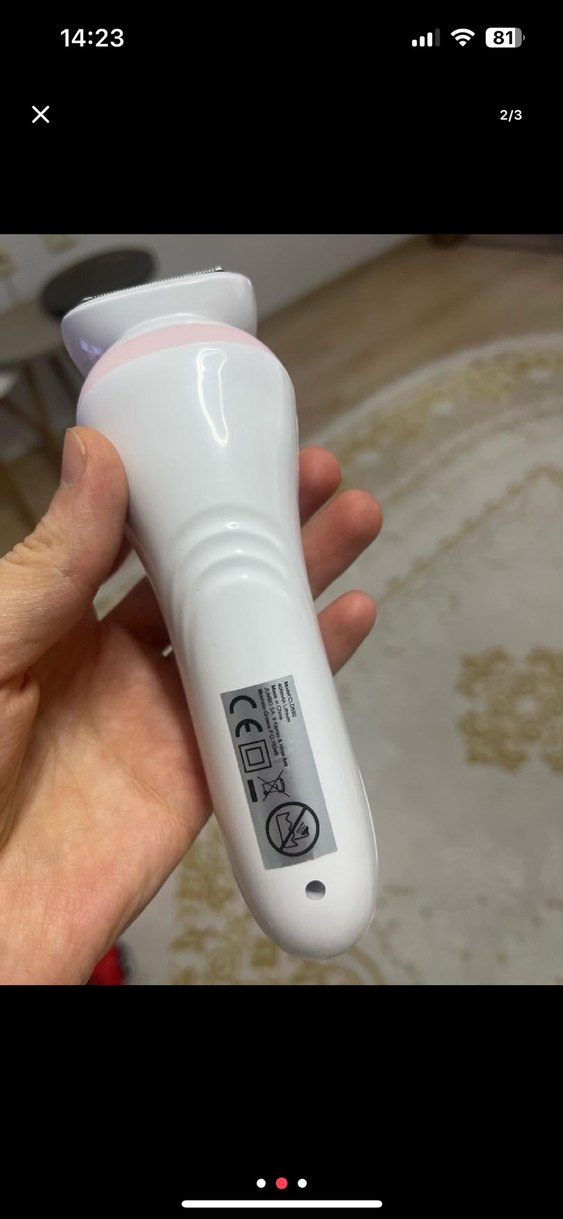 Pembe Pastel Epilatör - Görsel 3