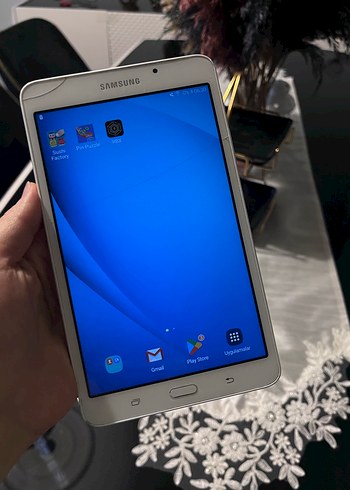 Beyaz Samsung Galaxy Tab A6 Tablet - Görsel 4