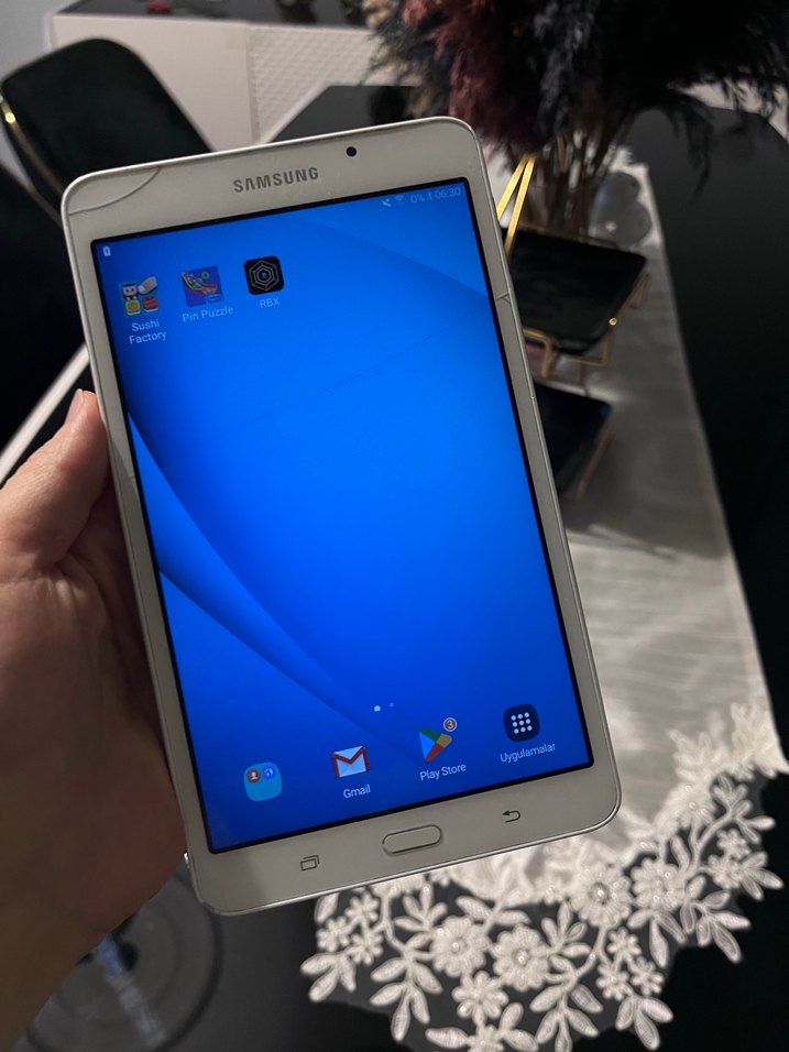Beyaz Samsung Galaxy Tab A6 Tablet - Görsel 4