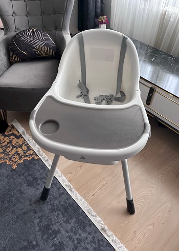 Gri Bebek Mama Sandalyesi - Görsel 2