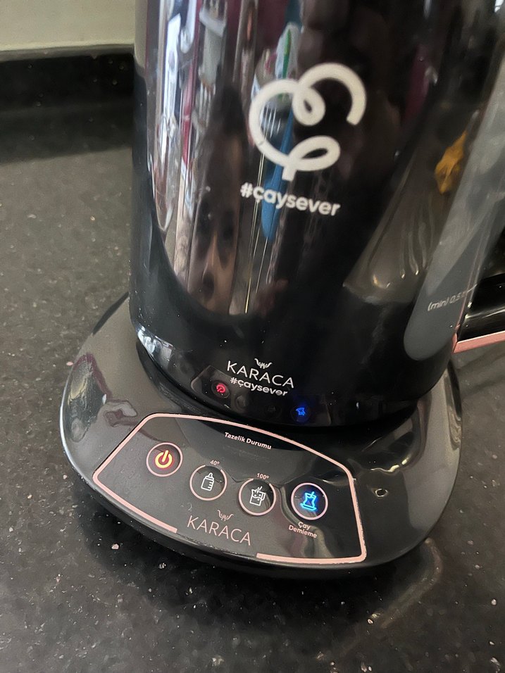 Karaca Siyah Elektrikli Çay Makinesi - Görsel 3