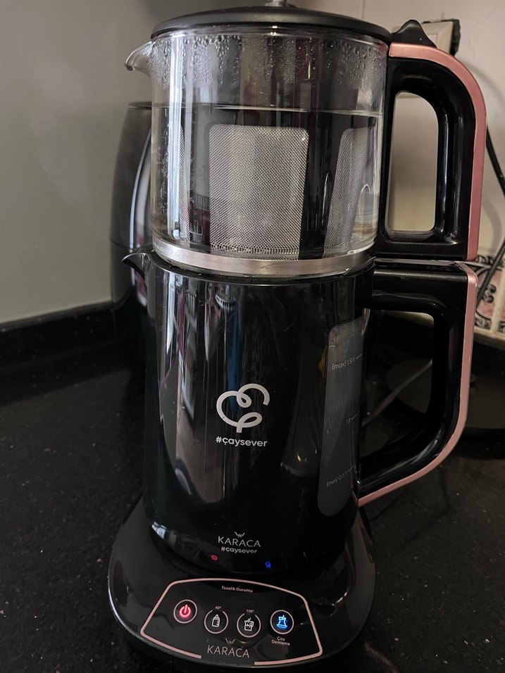 Karaca Siyah Elektrikli Çay Makinesi - Görsel 2