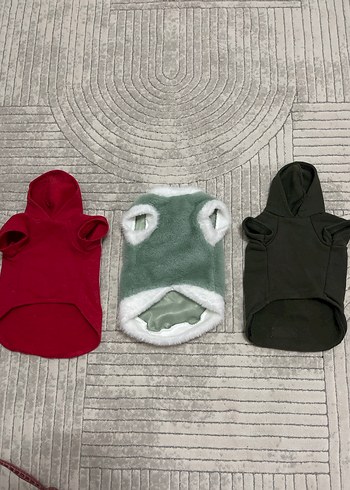 Renkli Baskılı Kürk Detaylı Sokak Stili Köpek Kıyafeti - Görsel 2