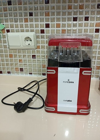 Renkli Kırmızı Popcorn Makinesi