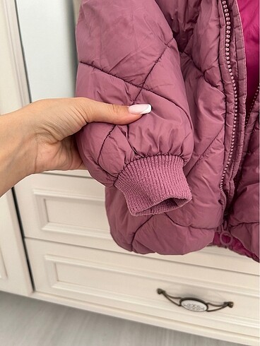 5 Yaş Beden pembe Renk Zara mont