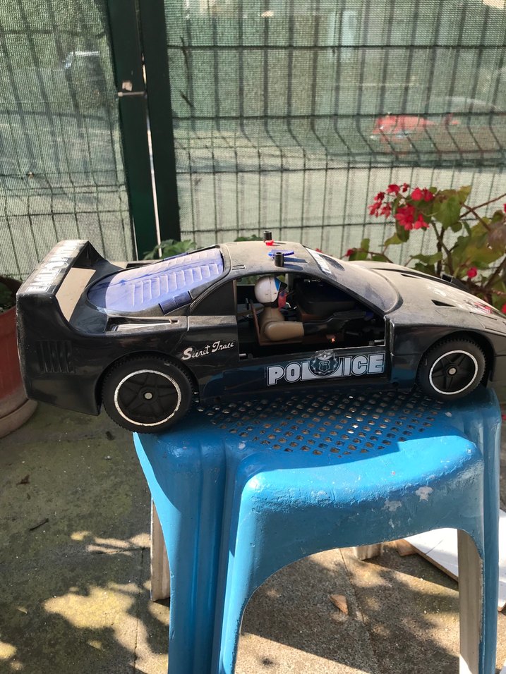 Siyah Polis Oyuncak Araba - Görsel 4