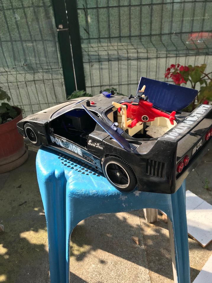 Siyah Polis Oyuncak Araba - Görsel 3