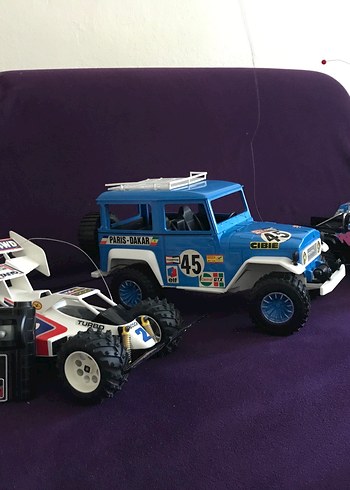 Renkli Mavi Paris-Dakar Oyuncak Araba - Görsel 9