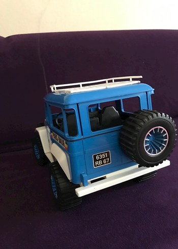 Renkli Mavi Paris-Dakar Oyuncak Araba - Görsel 3