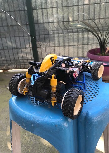 Kumandalı Koyu Mavi Yarış Oyuncak Araba - Görsel 4