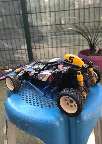 Kumandalı Koyu Mavi Yarış Oyuncak Araba - Görsel 3