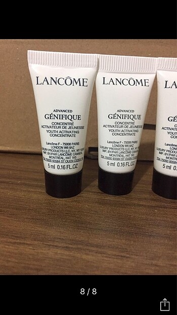 Lancôme serum 5ml ve aynısefa şampuan