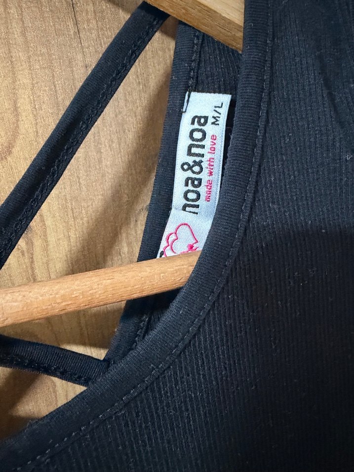 Siyah Midi Fitilli Örme Elbise - Görsel 3