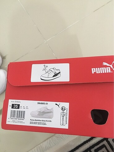 35 Beden beyaz Renk Puma spor ayakkabı