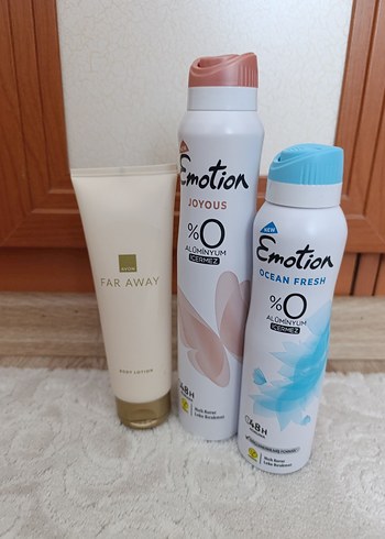 Emotion Kadın Deodorant & Far Away Vücut Losyonu - Görsel 3