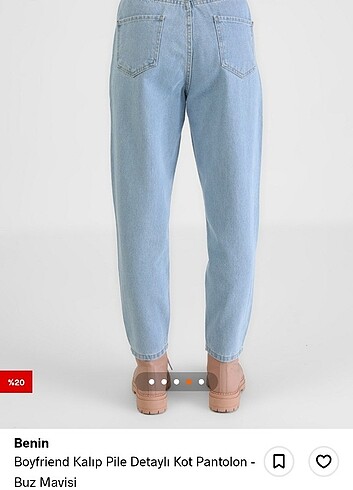 Refka Tesettür Giyim Boyfriend jean
