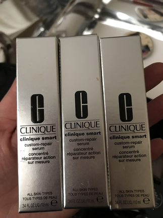 Clinique Clinique smart serum orjinaldir 3 ü tam boy 30 ml dir