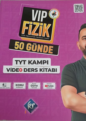 VIP Fizik 50 Günde TYT Kampı Video Ders Kitabı