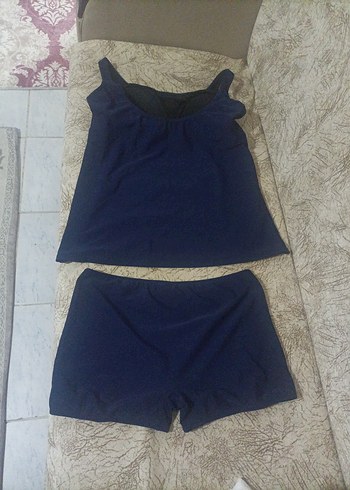 Lacivert Mini Atletik Kadın Mayo