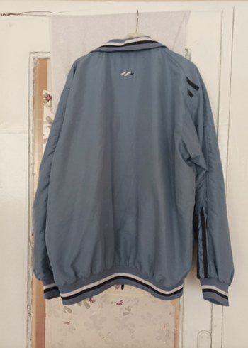 Gri Erkek Fermuarlı Yağmurluk - Görsel 6