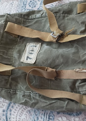 Bej Kamuflajlı Keten erkek Sırt Çantası - Görsel 5