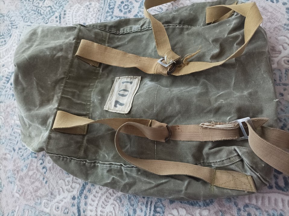 Bej Kamuflajlı Keten erkek Sırt Çantası - Görsel 5