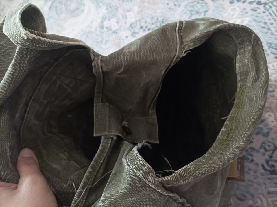 Bej Kamuflajlı Keten erkek Sırt Çantası - Görsel 3