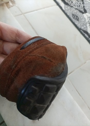 41 Beden kahverengi Renk Kahverengi Deri Erkek ayakkabı
