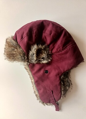 Pilot model kışlık suni kürklü şapka 