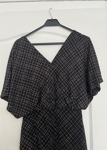 V Yakalı,Uzun Kadın Abiye - Görsel 2