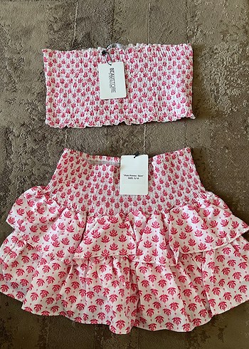 İkili bluz etek takım - Görsel 2