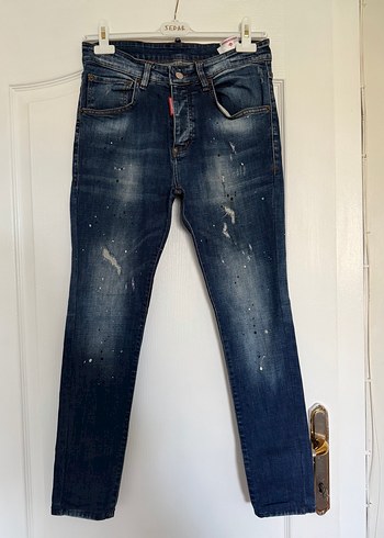 DSquared2 Mavi Boyali Kot Pantolon