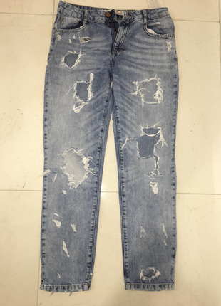 34 Beden Açık renk Boyfriend Jean