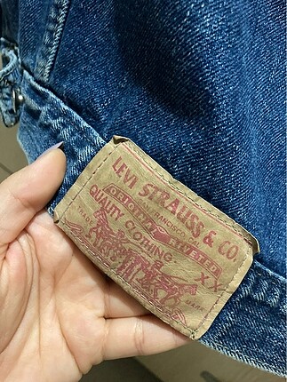 s Beden Orijinal Levis vintage ceket