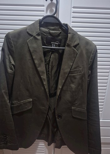 Mango Haki Klasik Blazer Ceket