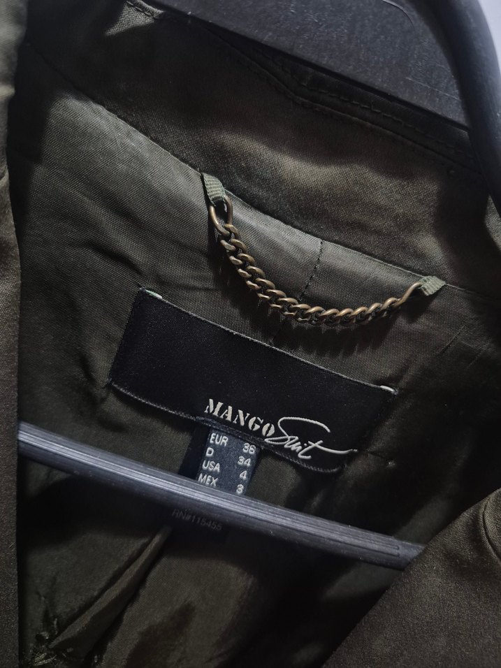 Haki Klasik Blazer Ceket — görsel 2/4