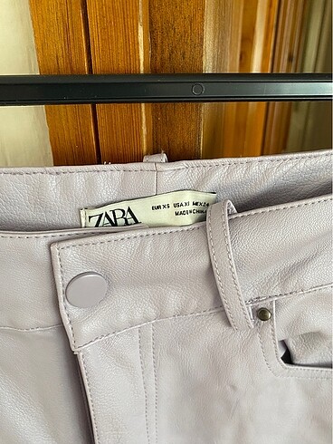 Zara Zara Deri Pantolon