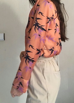 zara saten gomlek