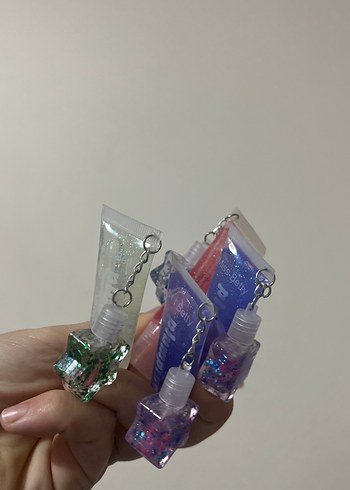 Renkli Parlak Dudak Parlatıcı Seti - Görsel 2